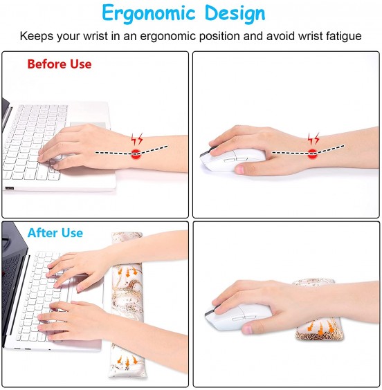 Atufsuat Bean Bag Wrist Rest, Ergonomic Wrist Support for Mouse and Keyboard, Beaded Cushion for Wrist Arm Hand Elbow Support, Computer Laptop Accessories, Office Desk Decor for Women Men, Teal Marble Atufsuat Bean Bag Wrist Rest, Ergonomic Wrist Support for Mouse and Keyboard, Beaded Cushion for Wrist Arm Hand Elbow Support, Computer Laptop Accessories, Office Desk Decor for Women Men, Teal Marble