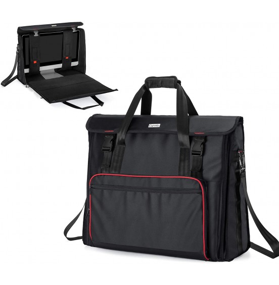 CURMIO Rolling Carrying Bag with Wheels Compatible with Apple iMac 27 inch Desktop Computer, Detachable Trolley Storage Case Compatible with iMac 27” Monitors and Accessories, Black (Patented Design) CURMIO Rolling Carrying Bag with Wheels Compatible with Apple iMac 27 inch Desktop Computer, Detachable Trolley Storage Case Compatible with iMac 27” Monitors and Accessories, Black (Patented Design)